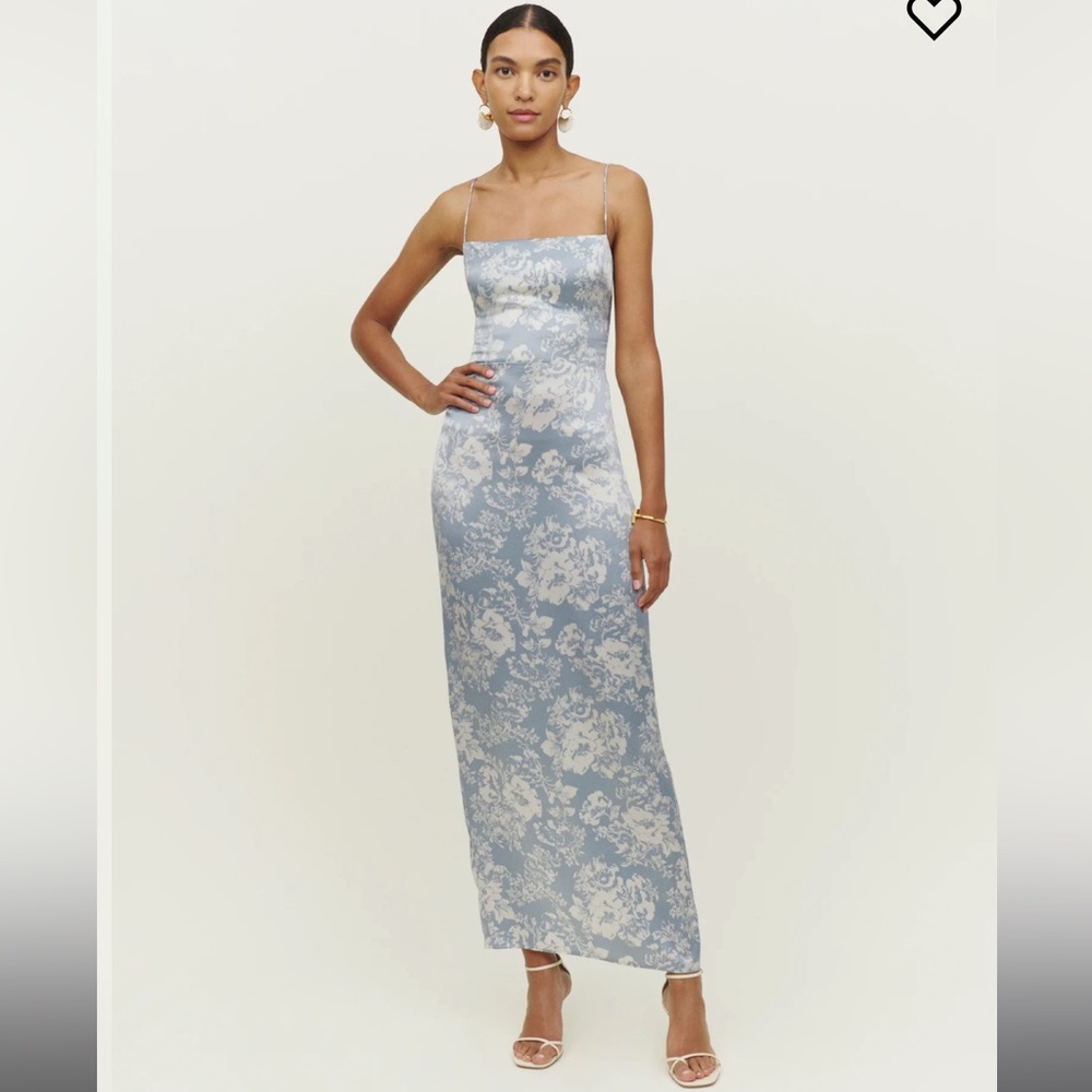 Reformation Frankie Silk Dress- Petite 2